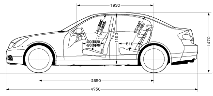 350gt sedan side diagram